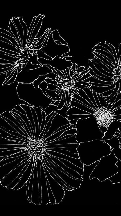 Big Floral Embroidery, Minimalistic Tattoo Ideas, Minimalistic Tattoo, Black Paper Drawing, Getting A Tattoo, Bead Embroidery Patterns, Minimalist Tattoos, Flower Art Images, Handwork Embroidery Design