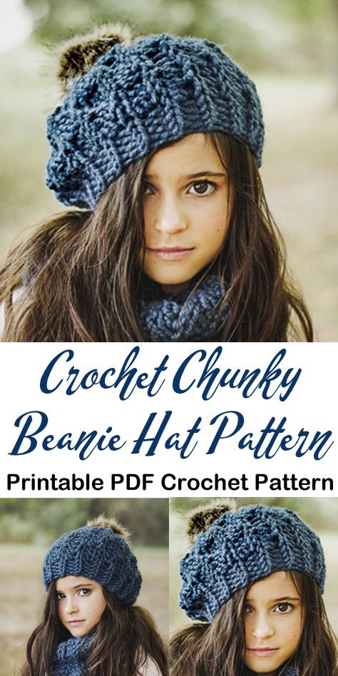 . Corak Krusye, Winter Hat Crochet Pattern, Crochet Patterns For Hats, Winter Hat Crochet, Pola Topi, Hats For Babies, Beanie Hat Pattern, Beanie Outfit, Chunky Hat