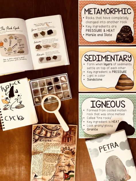 Geology Activities, Rock Unit, Earth Science Activities, Summer Homeschool, Unit Studies Homeschool, Second Grade Science, Social Studies Unit, Homeschool Social Studies, Homeschool Geography