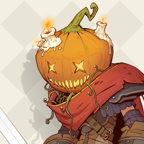 Halloween Dnd Character, Jackolantern Drawing, Pumpkin Knight, Faire Outfit, Pumpkin People, Pumpkin Heads, Ren Faire Outfits, Knight Art, Pumpkin Head