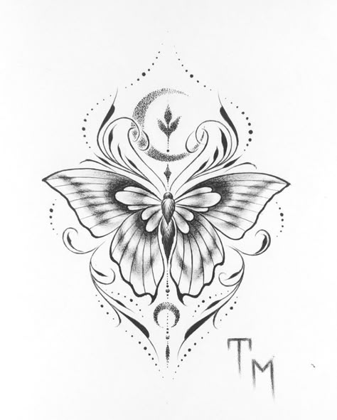 Butterfly #tattooideas #sunflowertattoos Butterfly Tattoos Images, Petit Tattoo, Muster Tattoos, Sunflower Tattoos, Mandala Tattoo Design, Butterfly Tattoo Designs, Feminine Tattoos, Dope Tattoos, Tattoo Design Drawings