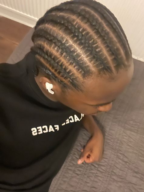 8 Cornrows Braids Men, Small Cornrows Men, 8 Cornrows, Cornrows Men, Man Braids, Twist Hair Men, Twist Ideas, Small Cornrows, Men Cornrows