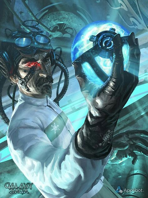 GS Evil Scientist Reg | Illustration Art |  Concept for Doctor Shorn Scientist Cartoon, Evil Scientist, Sif Dark Souls, Arte Robot, Cyberpunk Character, Ex Machina, Mad Scientist, Dieselpunk, Sci Fi Art