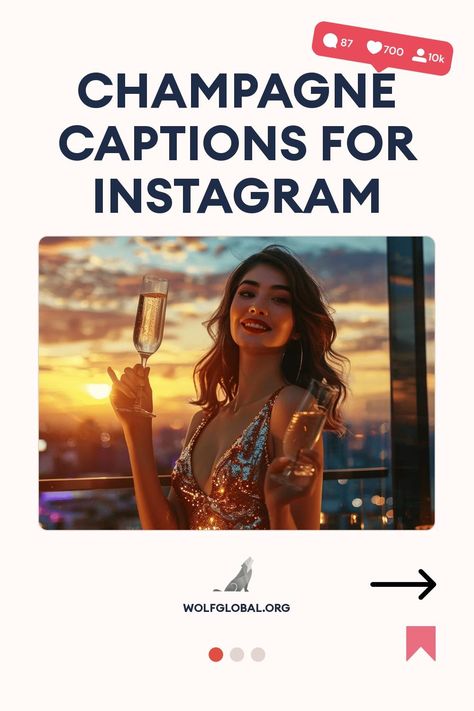 Promotional image for Instagram captions with a smiling woman holding champagne.
A list of cheerful toast phrases with emojis, promoting lively celebrations and a website link.
A smiling person with a laptop, surrounded by social media engagement graphics and an invitation for a service. Fire Captions, Sweet Captions, Tan Instagram, Summer Captions, Short Instagram Captions, Perfect Captions, Cool Captions, Captions For Instagram, Perfect Word