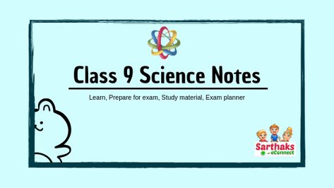 Class 9 Science Notes with pdf CBSE and NCERT Class 9 Science Notes, Exam Planner, Cell Theory, Science Revision, Notes Study, Physics Notes, Science Words, Chemistry Notes, Class 9