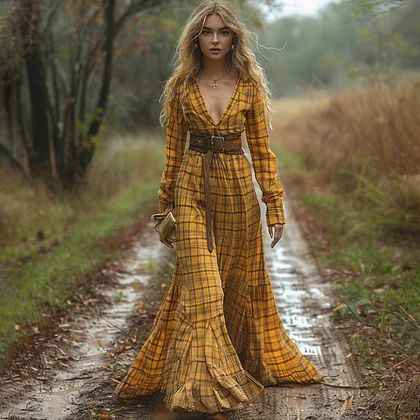 BEST SELLERS Dresses Casual Boho, Trend Ideas, Fish Dress, Cowgirl Dresses, Prom Dresses With Pockets, Beautiful Clothes, Long Sleeve Maxi, Boho Casual, Country Outfits