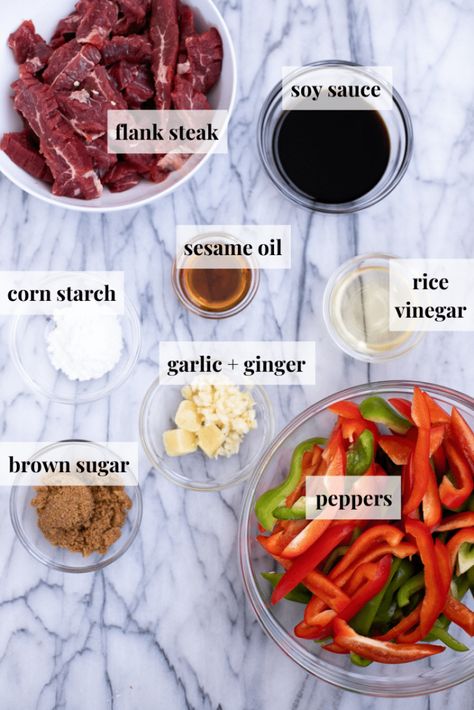 Peper Steak, Pepper Steak Stir Fry, Steak Stirfry Recipes, Steak Stir Fry, Pepper Steak Recipe, Beef Stir Fry Recipes, Recipes Skillet, Recipes Oven, Favorite Dinner