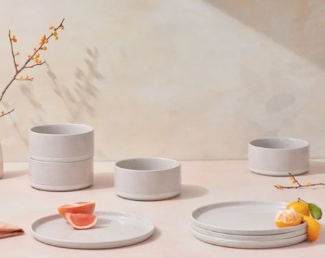 The Best Stylish Dinnerware and Glassware to Shop 2022 | POPSUGAR Home Stackable Dinnerware, Dinner Set Design, West Elm Style, Different Types Of People, Big Appetite, Melamine Dinnerware, Our Place, Ceramic Dinnerware, Bowl Designs