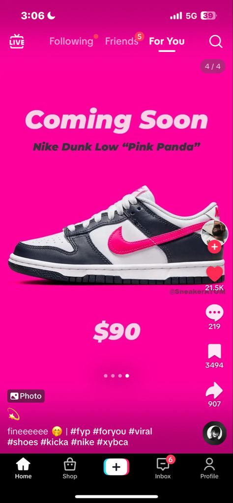 Panda Pink, Dunk Low Panda, Panda Dunks, Pink Panda, Nike Dunk Low, Dunk Low, Nike Dunk, Pink Lace, Nike Dunks