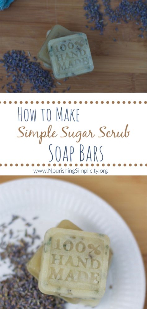 How to Make Simple Sugar Scrub Soap Bars How To Make Soap Bars, Beauty Products To Sell, Simple Sugar Scrub, Sugar Scrub Bars, Scrub Bars, Easy Sugar Scrub, Scrub Soap Bars, Scrub Homemade, Diy Oatmeal