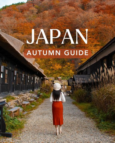 Japan Autumn Guide out now! 🍁🇯🇵 Planning a trip to Japan in September, October, or November? 💬 Comment the word "aki" and I'll send the link to my guide straight to your inbox with a 50% off launch code valid until September 13th only! #japanautumn #japanuatumnguide #japaninautumn #japantravelguide Japan November, Japan In September, Japan Autumn, Japan Travel Guide, Japan Travel, Japan, Travel