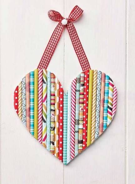 Heart-art Straw Craft Ideas, Paper Straws Crafts, Straw Craft, Printable Heart Template, Straw Art, Diy Straw, Straw Crafts, Paper Craft Tutorials, Newspaper Crafts