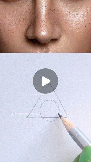 Nose For Drawing, How To Make Nose Drawing, How To Draw A Cute Nose, How To Make Nose Sketch, How To Paint Nose, How To Paint A Nose, Sketch Of Nose, Nose Guidelines, Different Noses Drawing