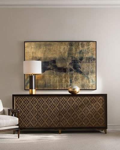 John-Richard Collection Almeria Console| Scandinavian Interior Design | #scandinavian #interior Luxury Sideboard, Instyle Decor, John Richard Collection, John Richard, Sideboard Designs, Modern Sideboard, Wood Light, Luxury Furniture, Credenza