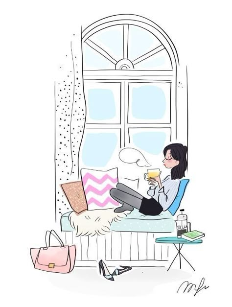 Breaking the rules – short story Relaxing Drawing, Relaxing Art, 수채화 그림, Illustration Girl, Girly Art, Cute Illustration, The Window, Doodle Art, Drawing Ideas