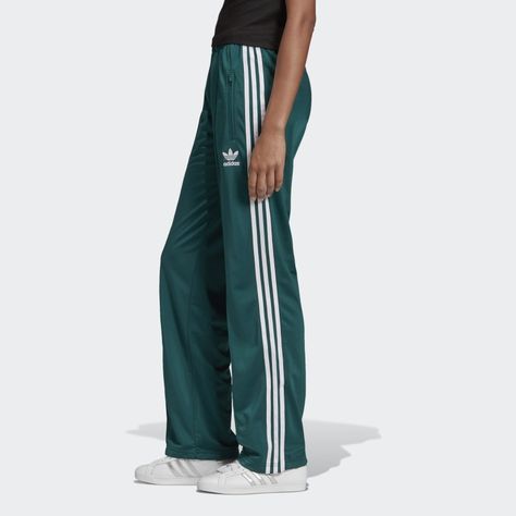 Firebird Track Pants Noble Green (Also black) $70 Track Pants Adidas, Adidas Firebird, Green Adidas, Adidas Track Pants, Adidas Originals Women, Pattern Texture, Firebird, Adidas Online, Track Jackets