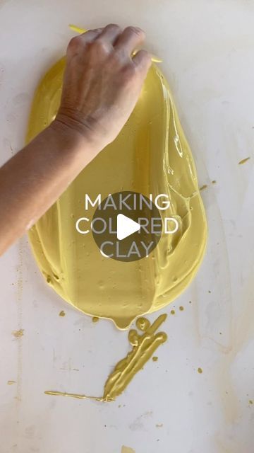 Sarah Chatawanich on Instagram: "I reuse my scraps of clay by rehydrating with water and add stain. I put the liquid clay on plater boards to absorb the water. This leaves me with usable, colored clay." Liquid Clay, Colored Clay, November 2, Art Video, Red Clay, Art Videos, Stain, Ceramics, Water