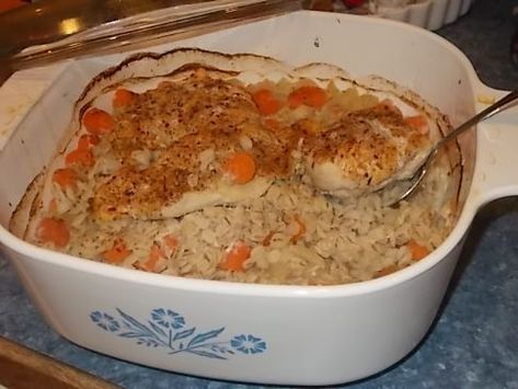 Chicken and Barley Bake Recipe Chicken And Barley Casserole, Barley Bake, Barley Casserole, Cardiac Health, Chicken Barley, Barley Recipe, Grain Recipes, Campbell Soup, Grain Foods