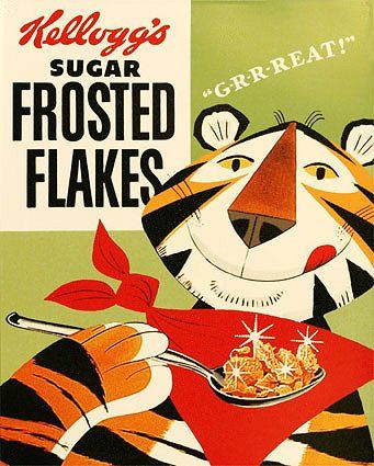 they're GRRREAT!!! Cereal Ideas, 90s Snacks, Etiquette Vintage, Cereal Boxes, Vintage Packaging, Vintage Products, Retro Advertising, Retro Ads, Vintage Tin Signs