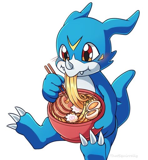 Veemon Digimon, Digimon Fanart, Cup Noodles, Digimon, Ramen, Noodles, Sonic The Hedgehog, Pokemon, Fan Art