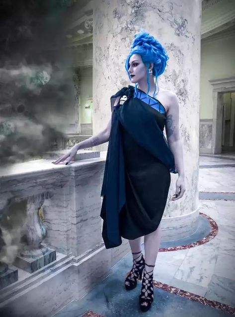 Female Hades, Hades Outfit, Hades Cosplay, Sheik Cosplay, Hades Costume, Cool Couple Halloween Costumes, Disney Villain Party, Villain Party, Folk Lore