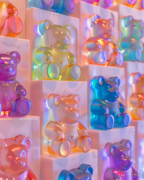 Squishy Birthday Party Ideas, Gummy Bears Aesthetic, Gummy Bear Aesthetic, Gummy Bear Party, Gummy Bear Song, Fair Pictures, What Is Play, Restaurant Decoration, Bear Party