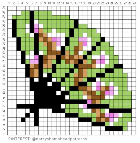 Bubble Quilt, Easy Perler Beads Ideas, Graph Crochet, Fan Pattern, Tiny Cross Stitch, Art Perle, Pixel Art Templates, Hama Bead, Japanese Fan