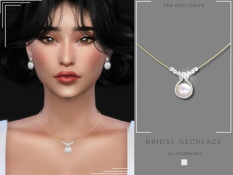 Sims Jewelry, The Sims 4 Pack, Ts4 Accessories, Sims 4 Jewelry, Black Gemstone Necklace, Sims Accessories, Sims 4 Piercings, The Sims 4 Pc, Play Sims 4