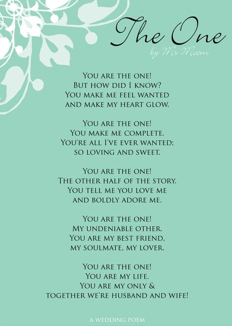 The One | A Wedding Poem | Ms Moem | Poems. Life. Etc. Marriage Poems, Vows Quotes, Romantic Love Letters, Love Poem For Her, Love Poems For Him, Wedding Readings, Real Love Quotes, Wedding Poems, Boxing Quotes