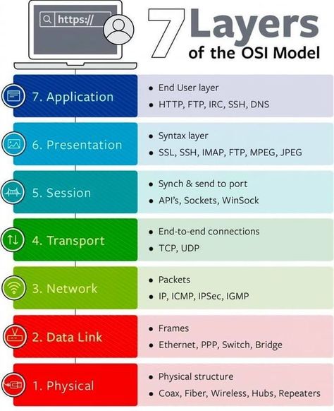 7 Layers of the OSI Model