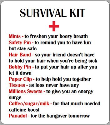 Find many great new & used options and get the best deals for Fun Survival Kit Stickers Hangover Content List Labels Party Bag Gift Favours at the best online prices at eBay! Free delivery for many products! 18th Birthday Survival Kit Diy Gifts, What To Put In Hangover Kit, Diy Hangover Kit Wedding, Hangover Kit Ideas, Vecmeitu Ballīte, Diy Hangover Kit, Hangover Kit 21st Birthday, Hangover Box, Hangover Kit Diy