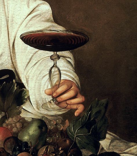 Caravaggio was a lover of light, drama, and wine! His Bacchus embodies the link between art and wine. His attention to detail was impressive. Any guess on what wine Bacchus is holding? I have an intriguing hypothesis… Read the article for more! Caravaggio Still Life, Garden Concept, Wine Garden, Caravaggio Paintings, Fantasy Party, Baroque Painting, Uffizi Gallery, Hieronymus Bosch, Baroque Art