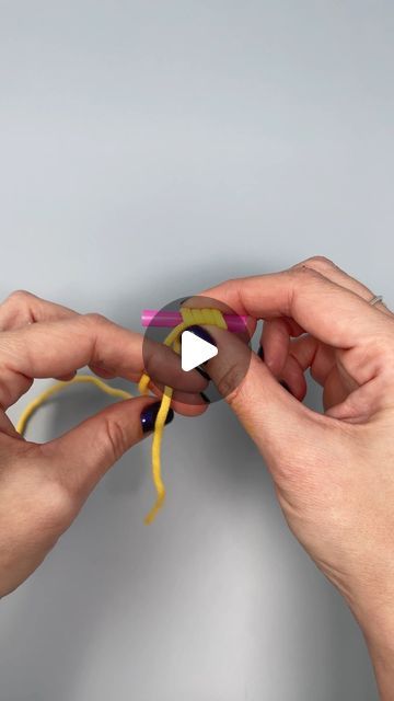 Yarnspirations on Instagram: "Here’s a quick and easy way to make a barrel knot using a piece of drinking straw. It’s a fun knot to make and can be used as a stopper or a decorative bead.   What would you use it for?  #Knot #KnotTutorial #KnittingTutorial #CrochetTutorial #YarnTutorial #YarnLove #BernatMaker #Crocheting #Creative #CreativeDesign #Yarnspo" Barrel Knot Tutorial, Weaved Jewelry, Barrel Knot, Yarn Tutorials, Bead Stopper, Drink Carrier, Knots Tutorial, Drinking Straw, Jewelry Knots