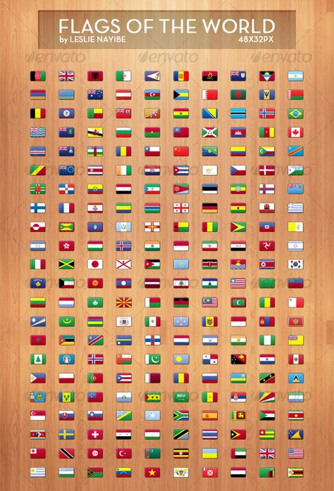 Flags of The World — Photoshop PSD #countries #yellow • Available here → https://graphicriver.net/item/flags-of-the-world/114913?ref=pxcr T Is For Train, Manchester United Wallpapers Iphone, All World Flags, Pictures Of Flags, World Map Continents, Country Flags Icons, World Country Flags, Graphic Design Portfolio Layout, Countries And Flags