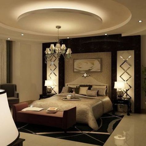 Bedroom Pop Design, Unique Bedroom Design, False Ceiling Bedroom, New Ceiling Design, Stylish Bedroom Design, Interior Ceiling Design, Pop Ceiling Design, House Ceiling Design, Ceiling Design Living Room