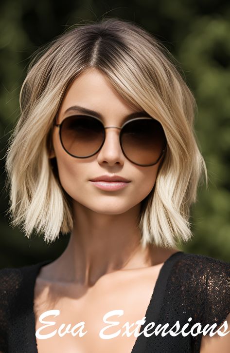 Tendance coiffure 2024: Quelle coupe de cheveux pour femme Blonde Hair Transformations, Hair Affair, Penteado Cabelo Curto, Blonde Bobs, Short Blonde Hair, Hair Transformation, Great Hair, Balayage Hair, Bobs Haircuts