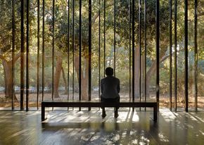 Windhover Contemplative Center, Aidlin Darling, Interior Design Institute, Rammed Earth Wall, Spiritual Retreat, Meditation Center, Rammed Earth, Interior Design Magazine, Landscape Architecture