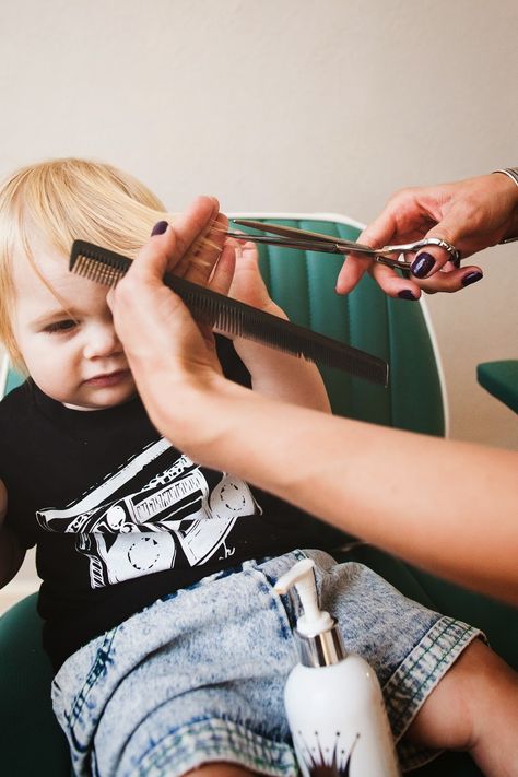 How To Cut Toddlers Hair — Confessions of a Hairstylist Toddler Boy Hair, Toddler Bangs, Blonde Hair At Home, Toddler Hairstyles Boy, Bob Haircut For Girls, Toddler Haircuts, New Hair Look, Toddler Boy Haircuts