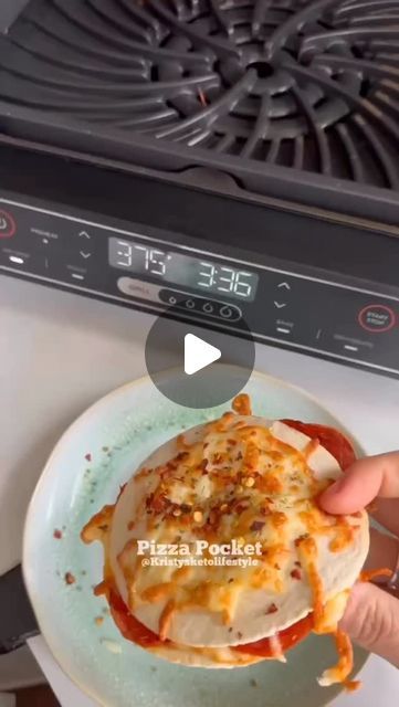 Keto Diet & Recipes on Instagram: "Pizza Pocket By @kristysketolifestyle  This is an easy and delicious low carb lunch that can be made in under 10 minutes. 🙌🏼🍕  RECIPE - Makes 1 pizza pocket INGREDIENTS: 2 zero carb street taco tortillas 1/3 cup shredded mozzarella cheese 2 Tbsp Rao’s pizza sauce 4 slices of turkey pepperoni dried oregano crushed red pepper flakes  STEPS: 1. Preheat air fryer to 375 degrees Fahrenheit. 2. Add most of the mozzarella cheese to one tortilla, saving some for the middle & top. 3. Spread the pizza sauce on the cheese and top with pepperoni. 4. Add a small amount of the remaining cheese before placing the second tortilla on. *The cheese acts as a glue to hold everything in place. 5. Add the remaining cheese to the top of the pizza pocket. 6. Air fry at 375 fo Street Taco Tortillas, Pizza Pocket, Street Taco, Pizza Pockets, Turkey Pepperoni, Zero Carb, Low Carb Low Sugar, Low Sugar Recipes, Low Carb Lunch