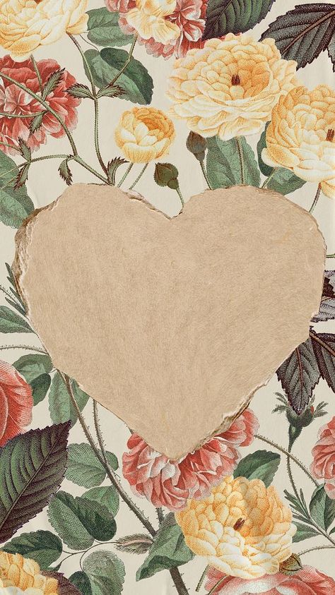 Heart Vintage Wallpaper, Vintage Images Aesthetic, Cute Aesthetic Ipad Wallpaper, Vintage Heart Wallpaper, Hallie Core, Journal Aesthetic Wallpaper, Heart Background Aesthetic, Iphone Collage Wallpaper, Image Aesthetic Vintage