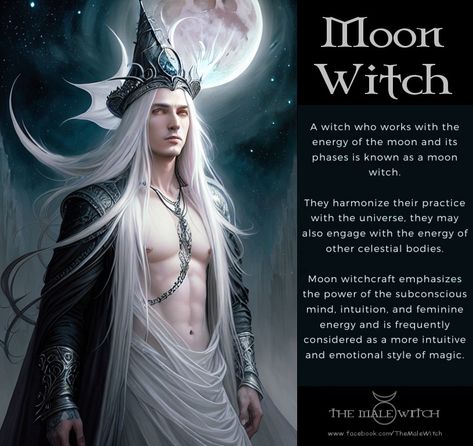 Water Witchcraft, Moon Elf, Lunar Witch, Male Witch, Moon Witch, Season Of The Witch, Witchy Things, Moon Goddess, Spirit Guides