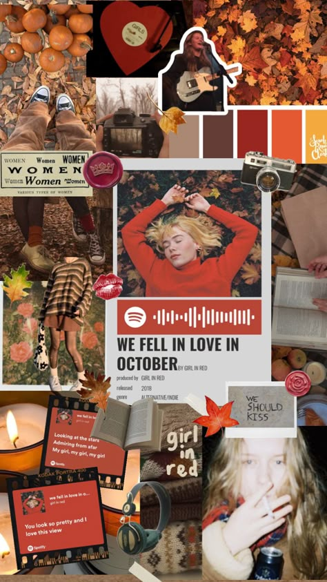 We Fell In Love In October Aesthetic Wallpaper, We Fell In Love In October Wallpaper, We Fell In Love In October Aesthetic, Girlinred Aesthetic, We Fell In Love In October, Kate Aesthetic, I Want A Girlfriend, Bi Vibes, Marie Ulven