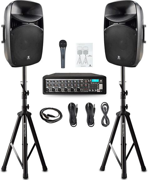 Wireless Microphone Speaker System Combo Music Setup, Stand Mic, Pellet Stove Inserts, Passive Speaker, Natural Gas Generator, Dual Fuel Generator, Gas Generator, Pa System, Phantom Power