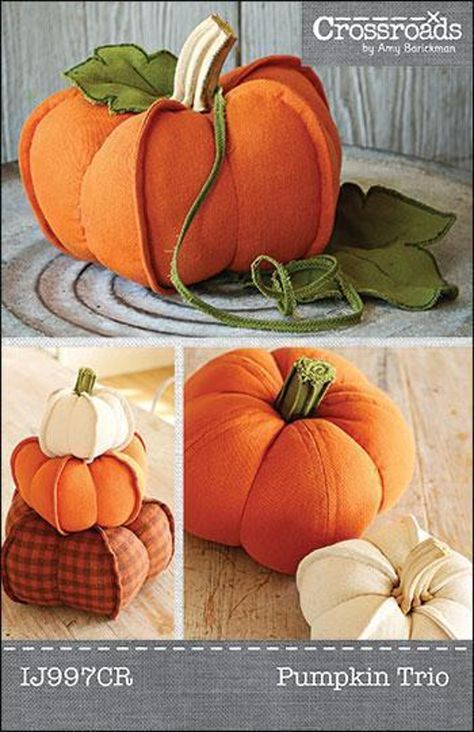 https://www.craftsy.com/sewing/patterns/pumpkin-trio/204066 Sewing Hobby, Fall Sewing, Adornos Halloween, Beginner Sewing Projects Easy, Autumn Crafts, Fabric Pumpkins, Fall Projects, Pumpkin Crafts, Crafts Projects