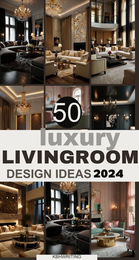 51 luxury living room ideas to elevate your home's elegance and comfort. From opulent furnishings and plush textiles to sophisticated color palettes and artistic decor, discover inspiration for creating a living room that exudes style and refinement. #LuxuryLivingRoom Sleek Living Room Ideas, Conversation Room Ideas Cozy, Sophisticated Living Room Ideas, Living Room Designs Modern Luxury 2024, Classy Living Room Ideas Interior Design, Small Elegant Living Room, Brown And Gold Living Room Decor, Glam Living Room Decor Luxury, Luxury Media Room