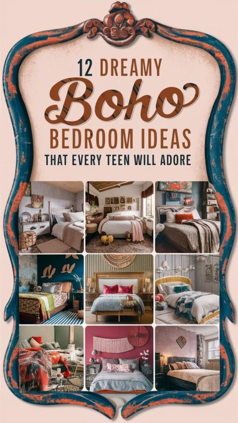 12 Dreamy Boho Bedroom Ideas Every Teen Will Adore - Home Experts Country Boho Bedroom Ideas, Boho Primary Bedroom, L Shape Twin Beds Ideas, Pastel Boho Bedroom, L Shaped Twin Beds, Boho Teen Room, Boho Teenage Girl Bedrooms, Neutral Boho Bedroom, Boho Style Bedroom Decor