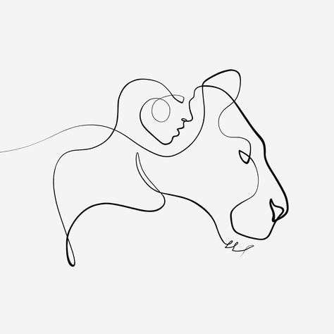 Panther Sketch, Tattoo Planets, Tattoo Zodiac, Leo Constellation Tattoo, Virgo Constellation Tattoo, One Line Tattoo, Lioness Tattoo, Power Tattoo, Virgo Constellation