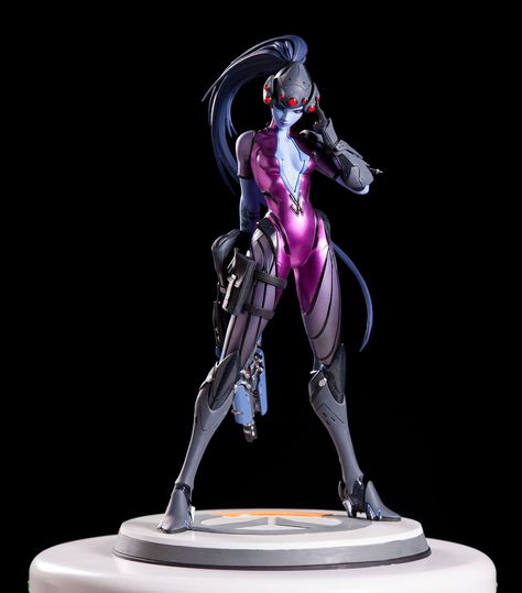 Blizzard Collectibles - Overwatch Widowmaker Statue - The Toyark - News Grommash Hellscream, Illidan Stormrage, Widow Maker, Overwatch Widowmaker, Toy Art, Anime Figurines, Figurative Sculpture, Figure Model, World Of Warcraft