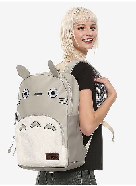 Hot Topic : Studio Ghibli My Neighbor Totoro Character Backpack My Neighbor Totoro Characters, Totoro Backpack, Totoro Characters, Studio Ghibli My Neighbor Totoro, Mochila Jeans, Character Backpack, Ghibli My Neighbor Totoro, Hogwarts Alumni, Stitch Backpack