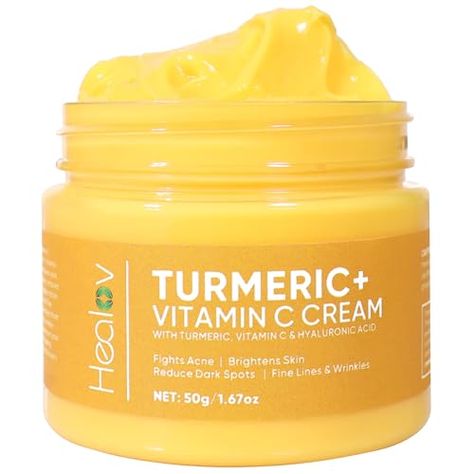 Turmeric Face Cream for Face & Body - All Natural Turmeric Skin Brightening Lotion - Cleanses Skin, Fights Acne, Evens Tone, Fades Scars, Sun Damage, & Age Spots - Turmeric Cream with Vitamin C Turmeric Cream, Body Brightening, Turmeric Facial, Turmeric Face, Turmeric Vitamins, Cream For Face, Face Lotion, Sun Damage, Natural Face